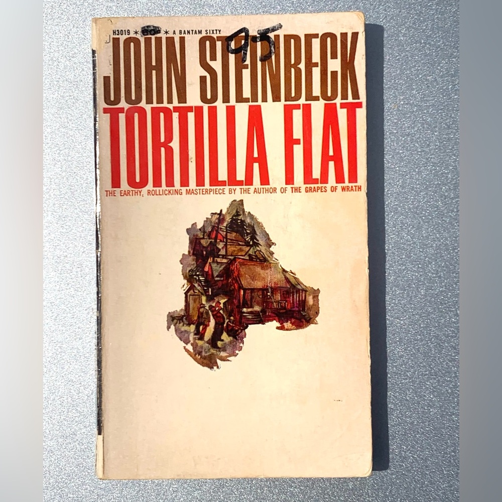 Vintage 1965 Tortilla Flat John Steinbeck 5th Printing Bantam Paperback
